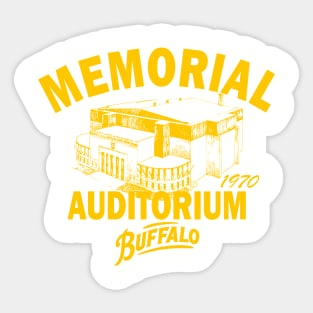 Memorial Auditorium Sticker